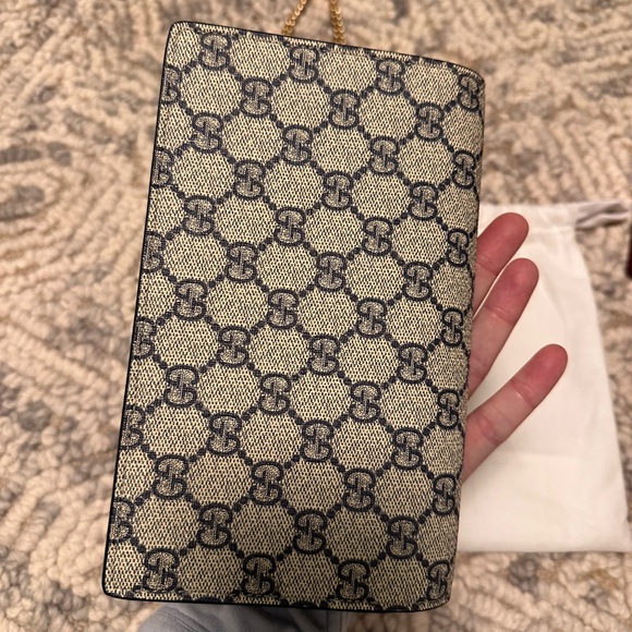 USED ONCE - GG Marmont wallet on chain - Picture 4 of 10